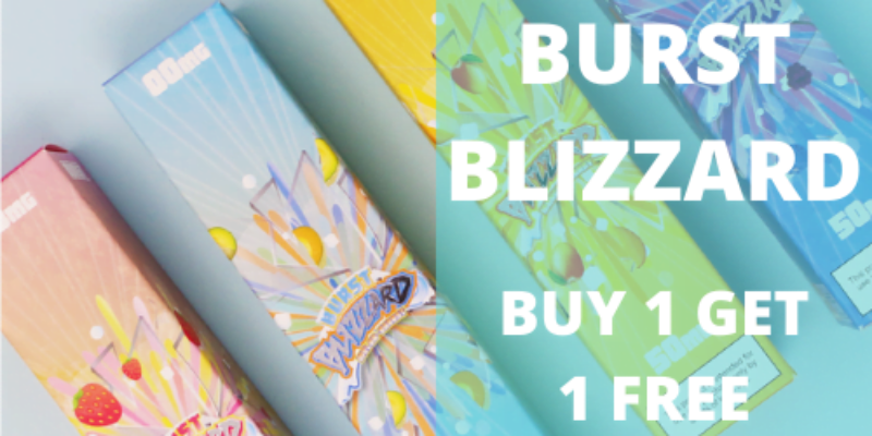 Burst Blizzard x2 50ml E-Liquid Bundle – £6.99