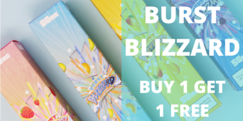 Burst Blizzard x2 50ml E-Liquid Bundle – £6.99
