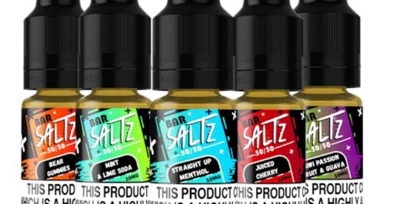 Bar Saltz 6x 10ml Nic Salt E Liquids £10.00