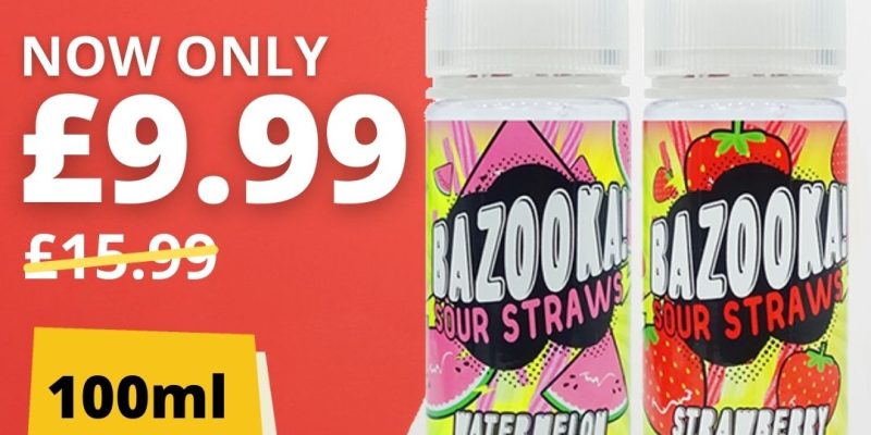 Bazooka 100ml Short Fill E Liquid – £9.99