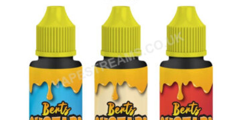 Berts Custard 100ml E-liquid Shortfills – £6.99