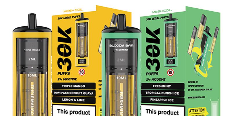 Bloody Bar 30k Triple Twist Prefilled Pod Kit – £12.99