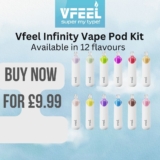 Vfeel Infinity Vape Pod Kit Rechargeable – £9.99