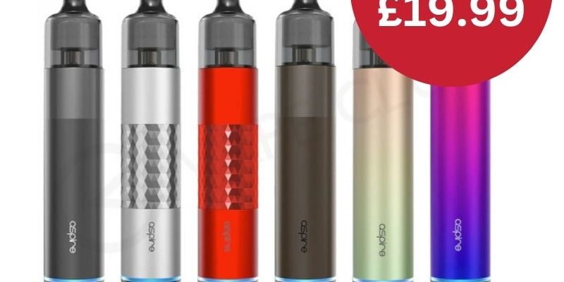 Aspire Flexus Stik Vape Pod Kit – £19.99
