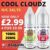 Cool Cloudz Salts E-Liquid 4x 10ml Bundle – £9.99