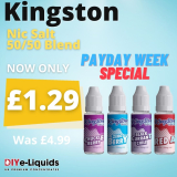 Kingston Nic Salt 10ml – £1.29