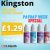 Kingston Nic Salt 10ml – £1.29