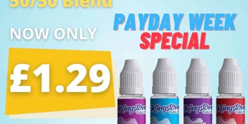 Kingston Nic Salt 10ml – £1.29