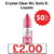 Crystal Clear Nic Salts E-Liquids – £2.00