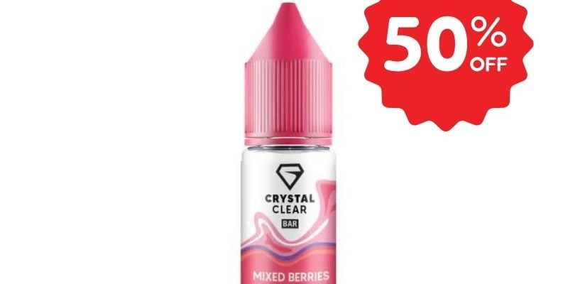Crystal Clear Nic Salts E-Liquids – £2.00