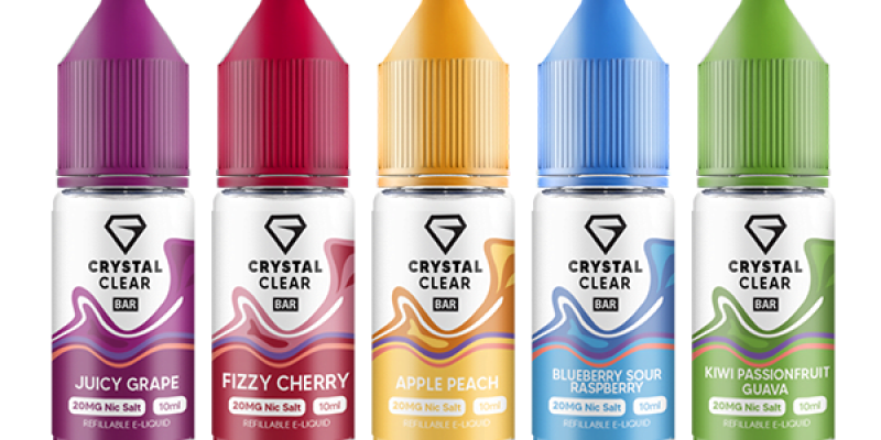 Crystal Clear Nicotine Salt E-liquid 10ml – £2.09