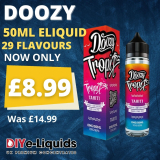 Doozy 50ml E Liquid Shortfill – £8.99