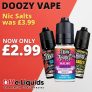 Doozy Vape 10ml Salts – £2.99