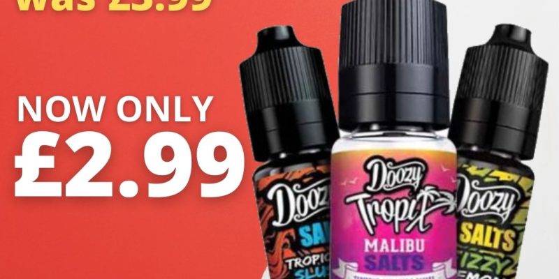 Doozy Vape 10ml Salts – £2.99