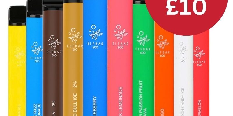 Elf Bar 3 Pack Vape Bar 600 Puff – £10.00
