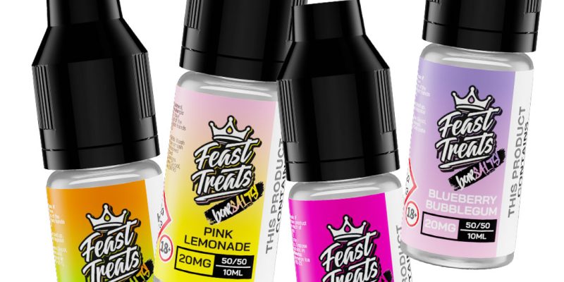 Feast Treats Bar Salts E Liquid 12 Bundle Pack – £3.99