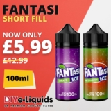 Fantasi 100ml Short Fill E Liquid – £5.99