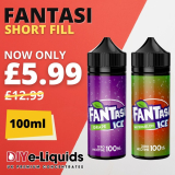 Fantasi 100ml Short Fill E Liquid – £5.99
