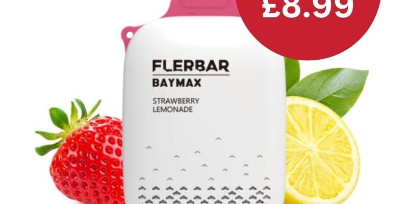 Flerbar Baymax 3500 Puff Disposable Vape Kit – £8.99