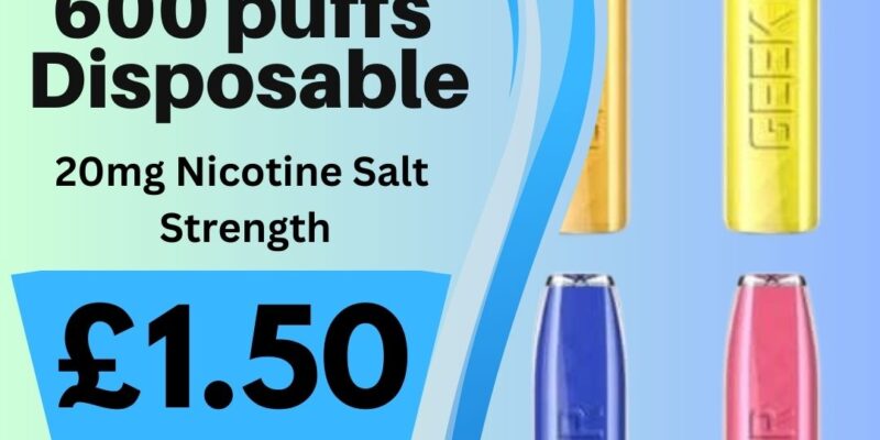 GEEK BAR Disposable Vape Kit – £1.50