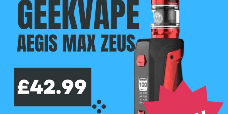 Geekvape Aegis Max Zeus Kit Red Pheonix – £42.99
