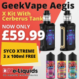 Geekvape Aegis X Starter Kit Bundle – £59.99