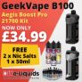 Geekvape B100 Aegis Boost Pro 21700 Bundle Kit – £34.99
