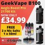 Geekvape B100 Aegis Boost Pro 21700 Bundle Kit – £34.99