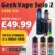 Geek Vape Aegis Solo 2 S100 Bundle Kit – £49.99