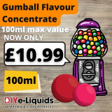 Gumball Flavour Concentrates 100ml – £10.99