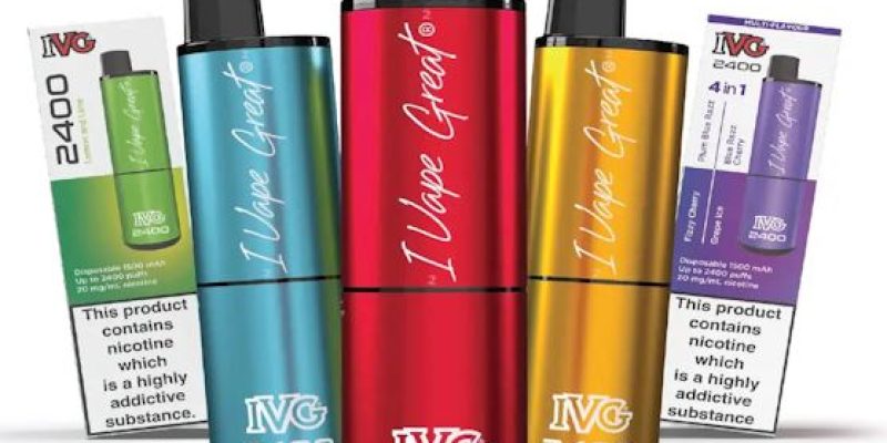 IVG 2400 Prefilled Vape Kit 5 Pack £34.99