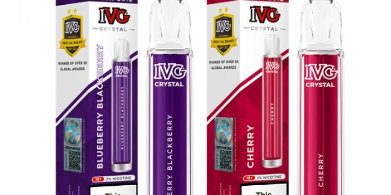 IVG Crystal Bar Apple Raspberry Disposable Pod Kit – £3.99