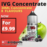 IVG 30ml Flavour Concentrate – £9.99