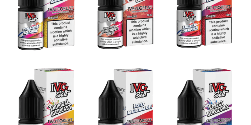 IVG Nicotine Salts 10ml – £1.00