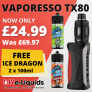 Vaporesso FORZ TX80 Kit – £24.99