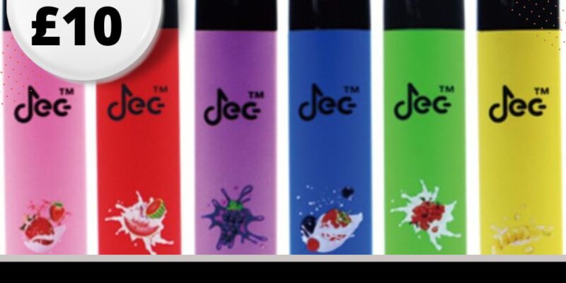JEC 600 Puff 3 Pack Disposables Vape Kits – £10.00