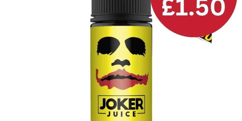 Joker Juice 100ml Shortfill E-Liquid – £1.50