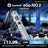 Joyetech eGo AIO 2 Kit 1700mAh – £11.99