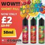 Krazy Fruits 50ml Shortfill E Liquid – £2.00