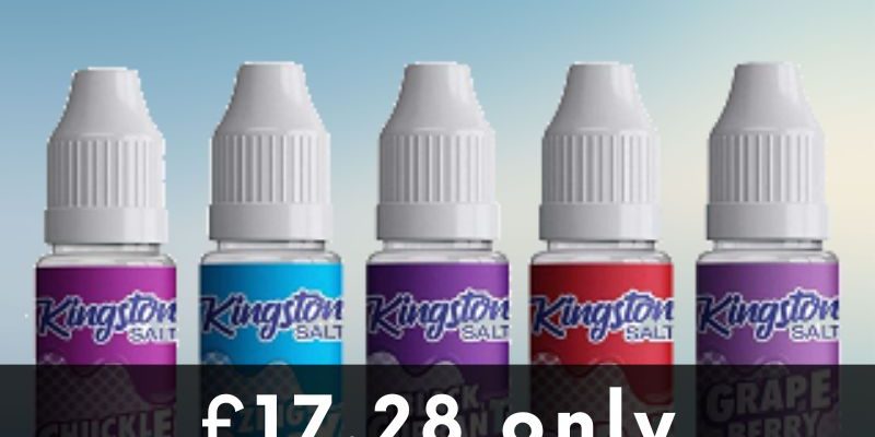 Kingston 12 x 10ml Nic Salt E-Liquids – £17.28
