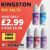 Kingston E-Liquid Salts 4x 10ml Bundle – £9.99