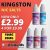 Kingston E-Liquid Salts 4x 10ml Bundle – £9.99