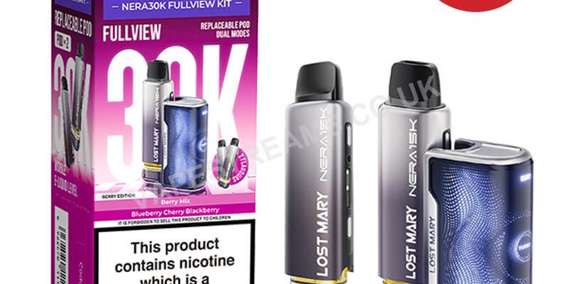 Lost Mary Nera30K Fullview Vape Kit – £14.99