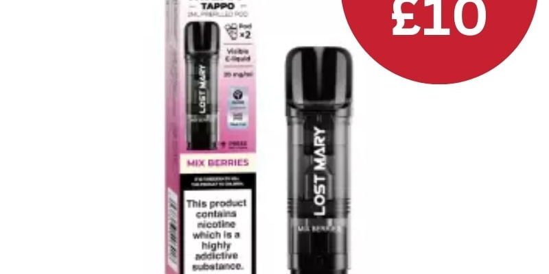 Lost Mary Tappo 2 Pack Prefilled Pods – £10.00