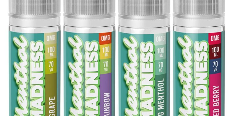 Menthol Madness 4x 100ml E-Liquid – £12.00