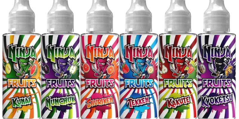 Ninja Fruits 100ml E-Liquids – £5.95