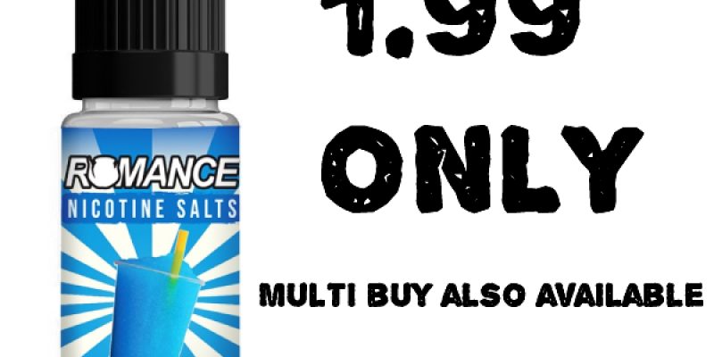 Blue Slush 10ml Nic Salt E Liquid – £1.99