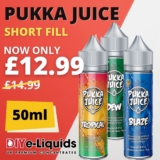 Pukka Juice 50ml Shortfill E Liquid – £12.99