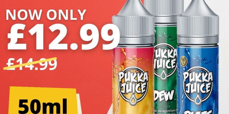Pukka Juice 50ml Shortfill E Liquid – £12.99