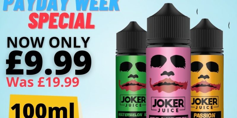Joker Juice 100ml Shortfill E Liquid – £9.99